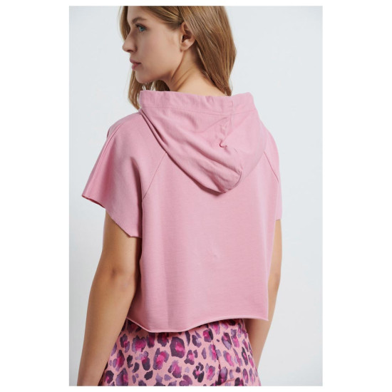 Bodytalk Γυναικεία κοντομάνικη μπλούζα crop